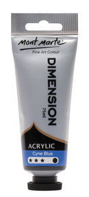 Acrylic Dimension Paint, Cyan Blue, 75ml, pnt0140