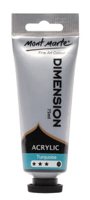 Acrylic Dimension Paint, Turquoise Blue, 75ml, pnt0124