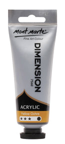 Acrylic Dimension Paint, Yellow Ochre, 75ml, pnt0112
