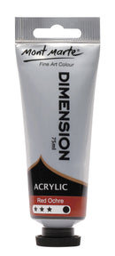 Acrylic Dimension Paint, Red Ochre, 75ml, pnt0145