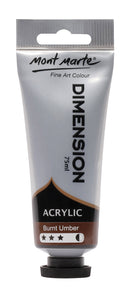 Acrylic Dimension Paint, Burnt Umber, 75ml, pnt0107