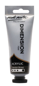 Acrylic Dimension Paint, Van Dyk Brown, 75ml, pnt0147