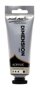 Acrylic Dimension Paint, Neutral Gray, 75ml, pnt0118