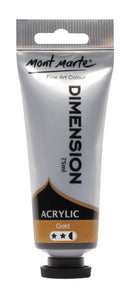 Acrylic Dimension Paint, Gold, 75ml, pnt0148