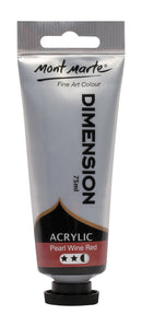 Acrylic Dimension Paint, Pearl Wine Red, 75ml, pnt0164