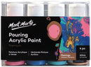 Acrylic Pouring Paint, Flamingo Set of 4 bottles, 60ml (2oz) each, pnt0095