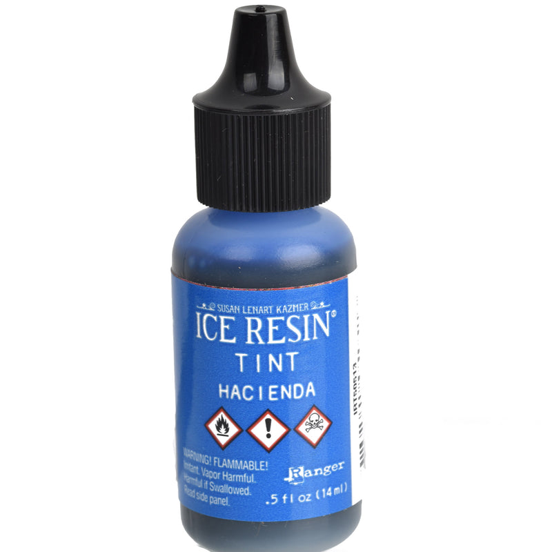 ICE Resin Tint, Hacienda Blue, 1/2 oz. bottle, GROUND SHIPPING Only, pnt0037