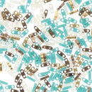 Quarter Tila Glass Beads Mix Miyuki MIX CLEOPATRA QTL-MIX212 bsd0583