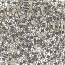 Quarter Tila Glass Beads Miyuki Gunmetal Nickel QTL190 bsd0332