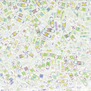 Quarter Tila Glass Beads Miyuki Transparent Rainbow QTL250 bsd0460