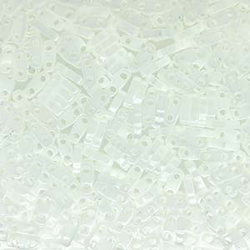 Quarter Tila Glass Beads Miyuki White Opaque QTL402 bsd0456