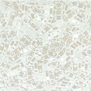 Quarter Tila Glass Beads Miyuki Luster White Opaque QTL420 bsd0457