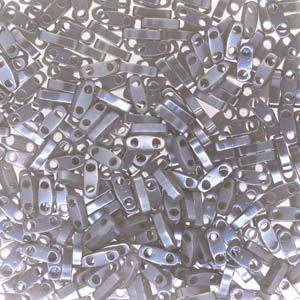 Quarter Tila Glass Beads Miyuki Grey Ceylon QTL526 bsd0325