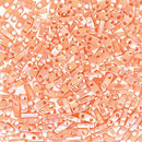 Quarter Tila Glass Beads Miyuki Salmon Semi Matte QTL596 bsd0455