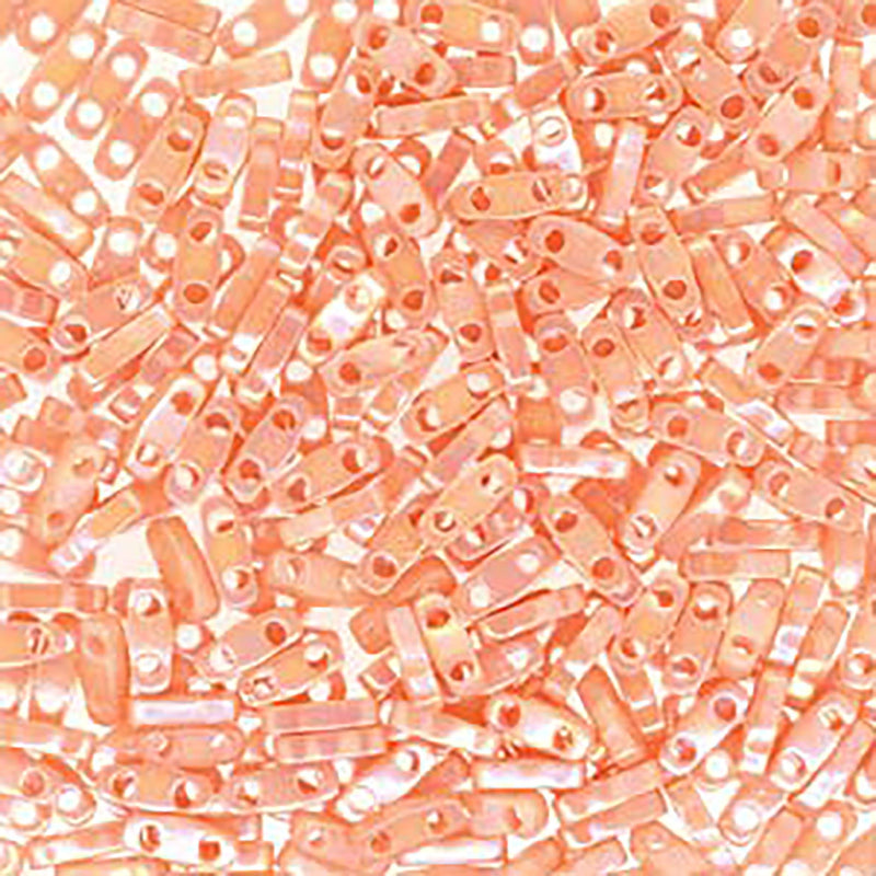 Quarter Tila Glass Beads Miyuki Salmon Semi Matte QTL596 bsd0455