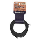 Black Rattail Satin Cord, 2mm, 6 yards, cor0558