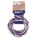 Lilac Purple Rattail Satin Cord, 1mm, 12 yards, cor0495