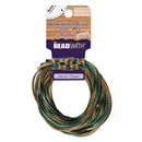 Earth Tones Rattail Satin Cord, 2mm, 12 yards, cor0562