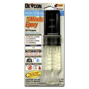5 Minute Epoxy Syringe, Resin, 25ml, adh0054