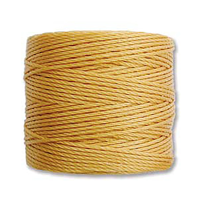 Marigold Yellow Tex 400 S-Lon Heavy Weight Cord, Nylon, 35 yard spool, cor0428