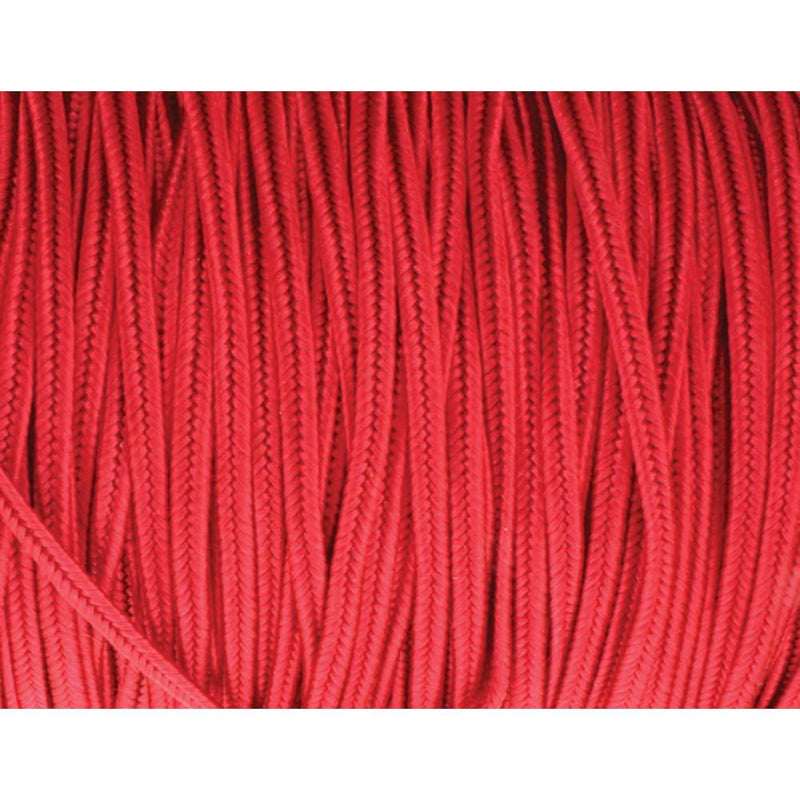 Soutache Tyrol Braid Cord, Poinsettia Red, 3mm, 3 yds, cor0267
