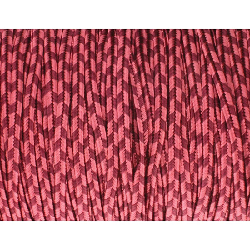 Soutache Tyrol Braid Cord, Rose Pink Merlot, 3mm, 3 yds, cor0285