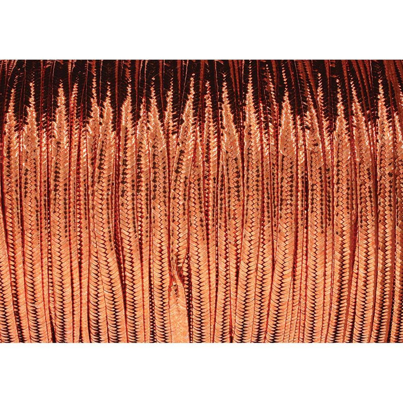 Soutache Tyrol Braid Cord, Copper Metallic, 3mm, 3 yds, cor0256
