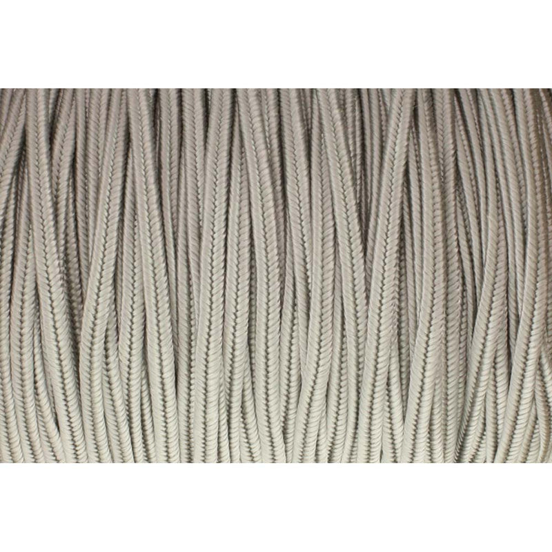 Soutache Tyrol Braid Cord, Silver Gray, 3mm, 3 yds, cor0283