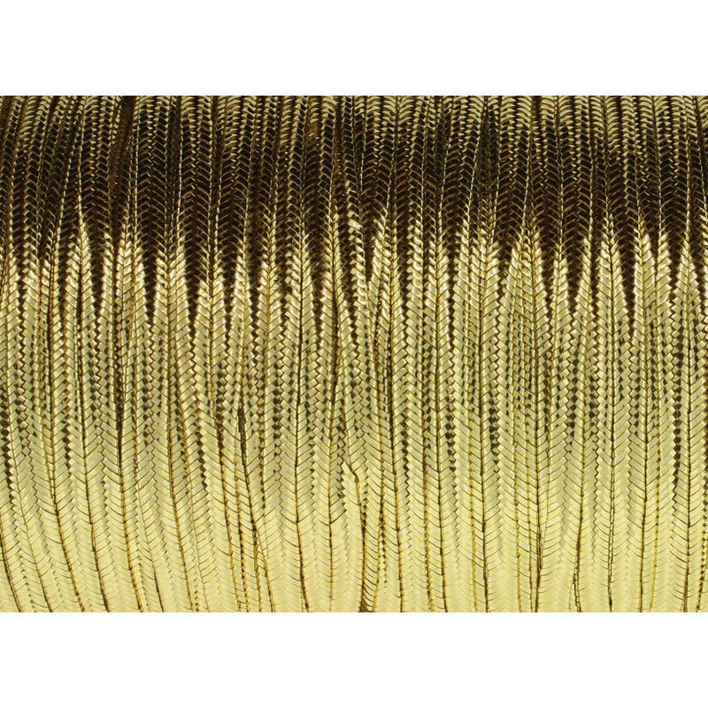 Soutache Tyrol Braid Cord, Gold Metallic, 3mm, 3 yds, cor0277