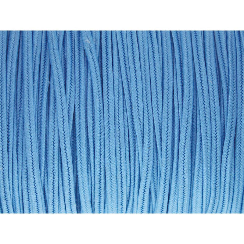 Soutache Tyrol Braid Cord, Medium Blue, 3mm, 3 yds, cor0282