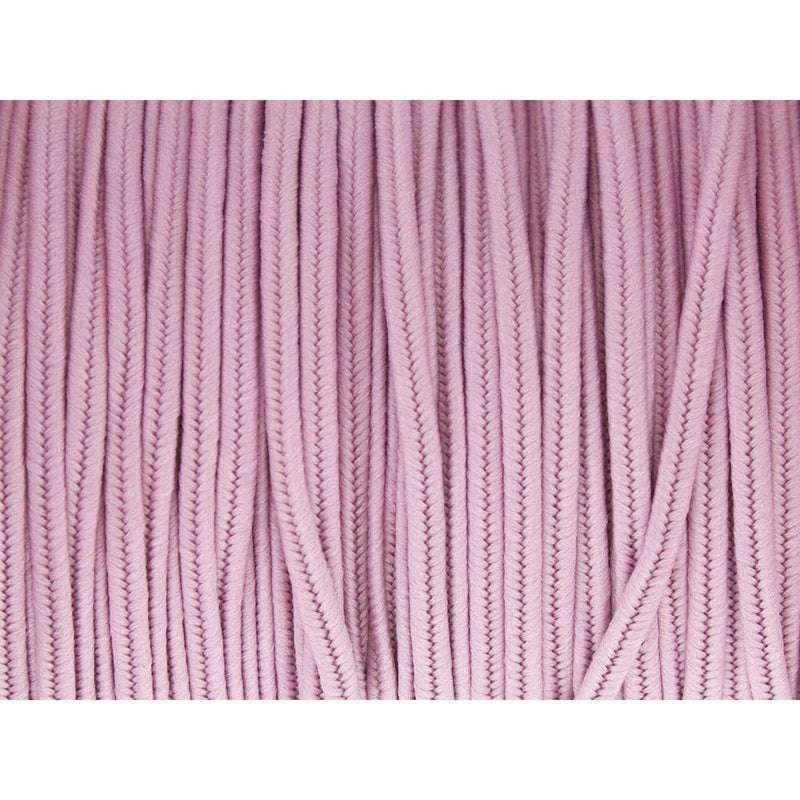 Soutache Tyrol Braid Cord, Mauve Pink, 3mm, 3 yds, cor0290