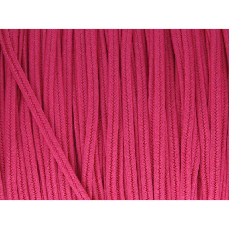 Soutache Tyrol Braid Cord, Deep Pink, 3mm, 3 yds, cor0239