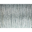 Soutache Tyrol Braid Cord, Textured Metallic Silver, 3mm, 3 yds, cor0259