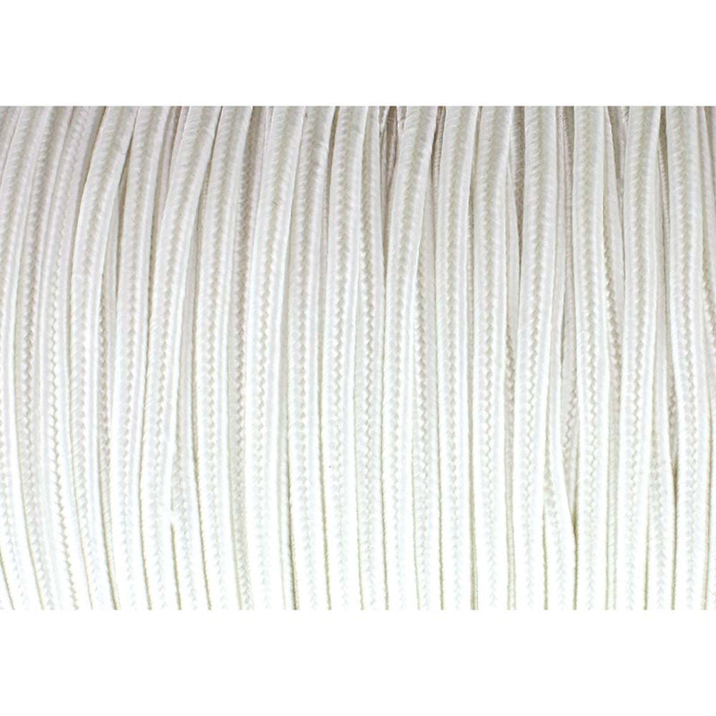 Soutache Tyrol Braid Cord, White, 3mm, 3 yds, cor0280