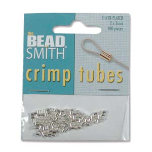 Crimp Tubes 2mm SP, 100 pcs, TCB20S-R, FIN0912