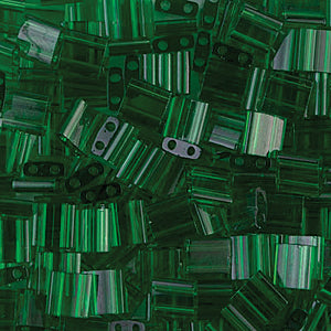 Tila Glass Beads Miyuki Transparent Green TL146 bsd1002