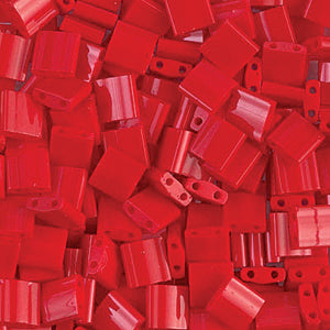 Tila Glass Beads Miyuki Opaque Red TL408 bsd1004