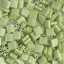 Tila Glass Beads Miyuki Matte Opaque Chartreuse AB TL416FR bsd0597
