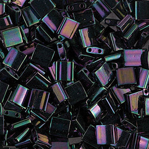 Tila Glass Beads Miyuki Metallic Purple Iris TL454 bsd1005
