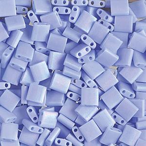 Tila Glass Beads Miyuki Matte Opaque Light Periwinkle AB TL494FR bsd0599