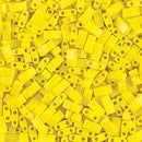 Half Tila Glass Beads Miyuki Opaque Yellow TLH404 bsd0564