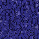 Half Tila Glass Beads Miyuki Opaque Cobalt Blue TLH414 bsd0570
