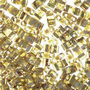 Half Tila Glass Beads Miyuki Picasso Safron Transparent TLH4501 bsd0556