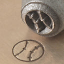 ImpressArt Metal Design Stamp,  6mm BASEBALL  tol0118