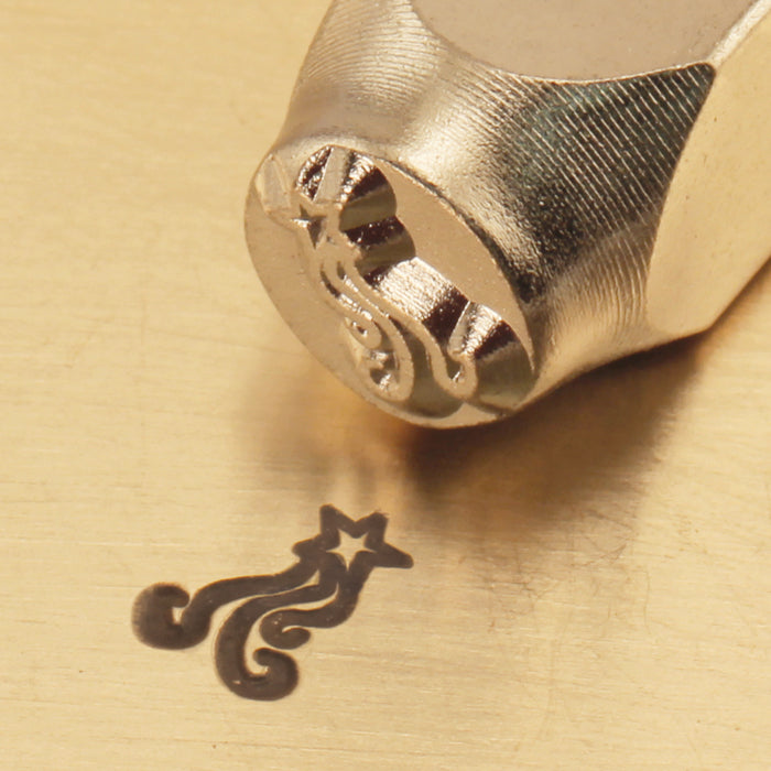 ImpressArt Metal Design Stamp,  6mm SHOOTING STAR  tol0045