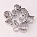 Mini Metal Cutters, Polymer Clay Tools, set of 24, tol1376