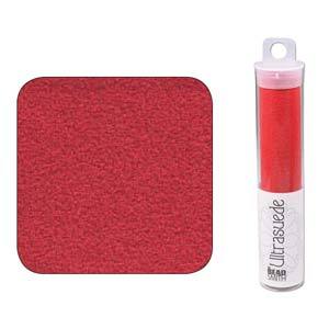 Ultrasuede Light Flash Red 8.5" x 4.25" Tube, USD0039