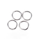 50 Stainless Steel Open Jump Rings 4mm OD 24ga 24 gauge jum0193