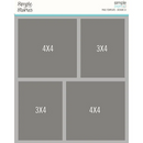 Scrapbook Paper Simple Pages Template - Design 10, pap0078