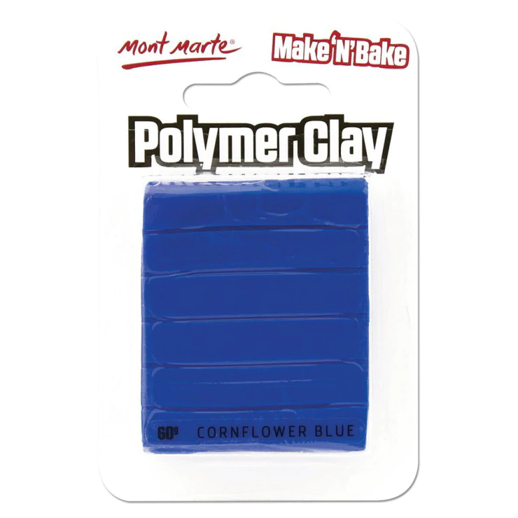 Make n Oven Bake Polymer Clay, Cornflower Blue Purple, 60g, cla0076